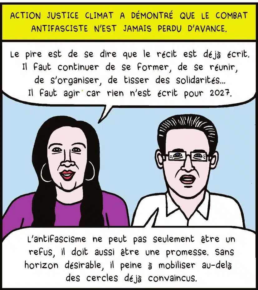 Article dessiné – Antifascime : en quête de non-violence