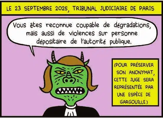 Article dessiné – Non-violence : militant·es sous répression