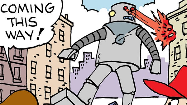 Giant A.I. Robots on killing spree!