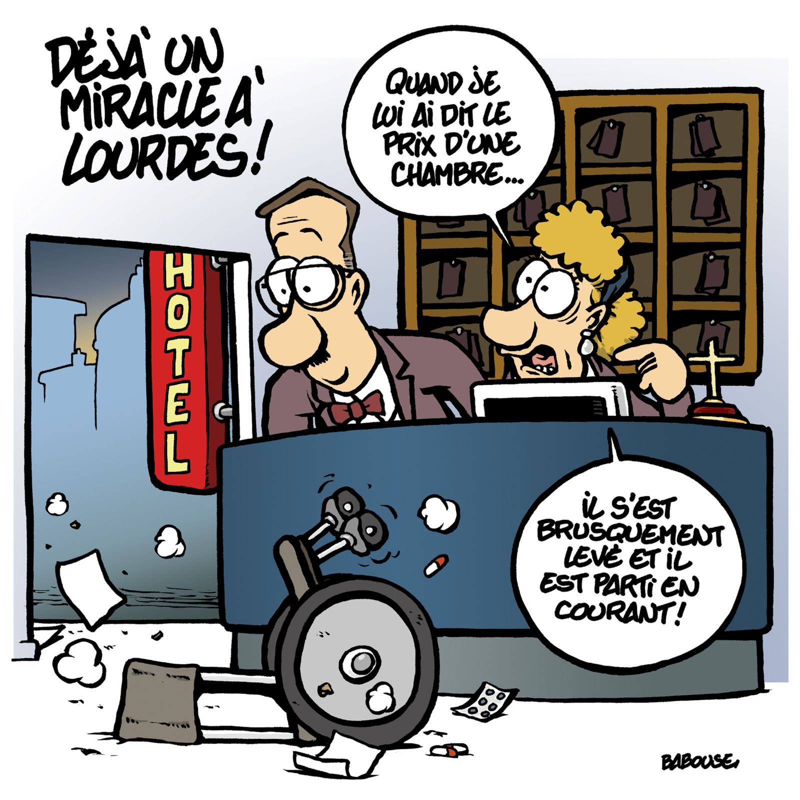Jésus, Marie, Joseph et Jean-pierre.