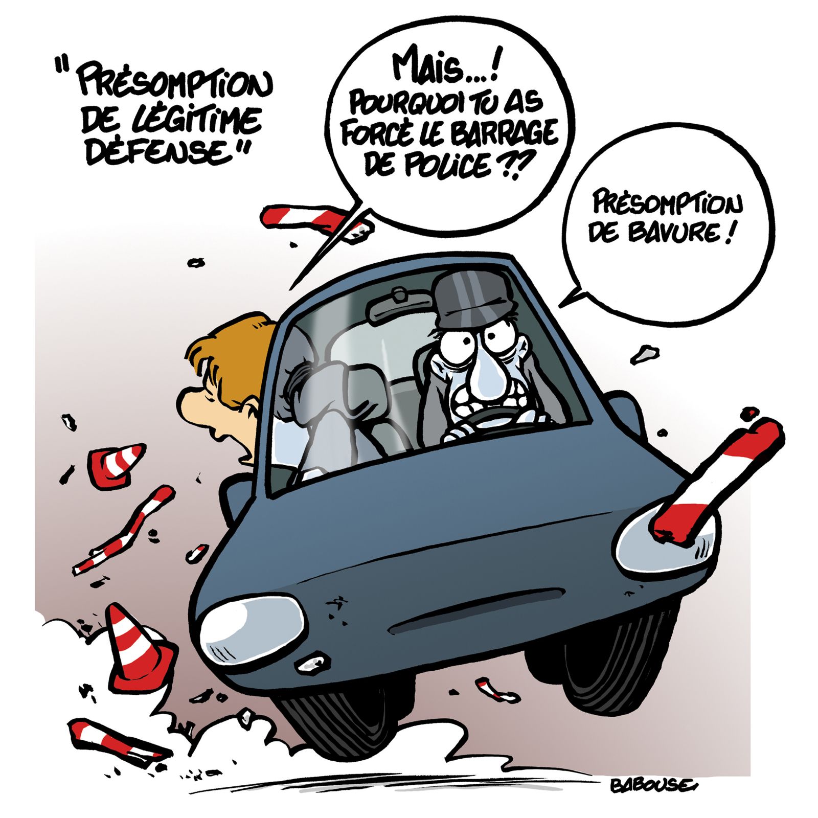 La loi est aveugle, elle conduit mal.