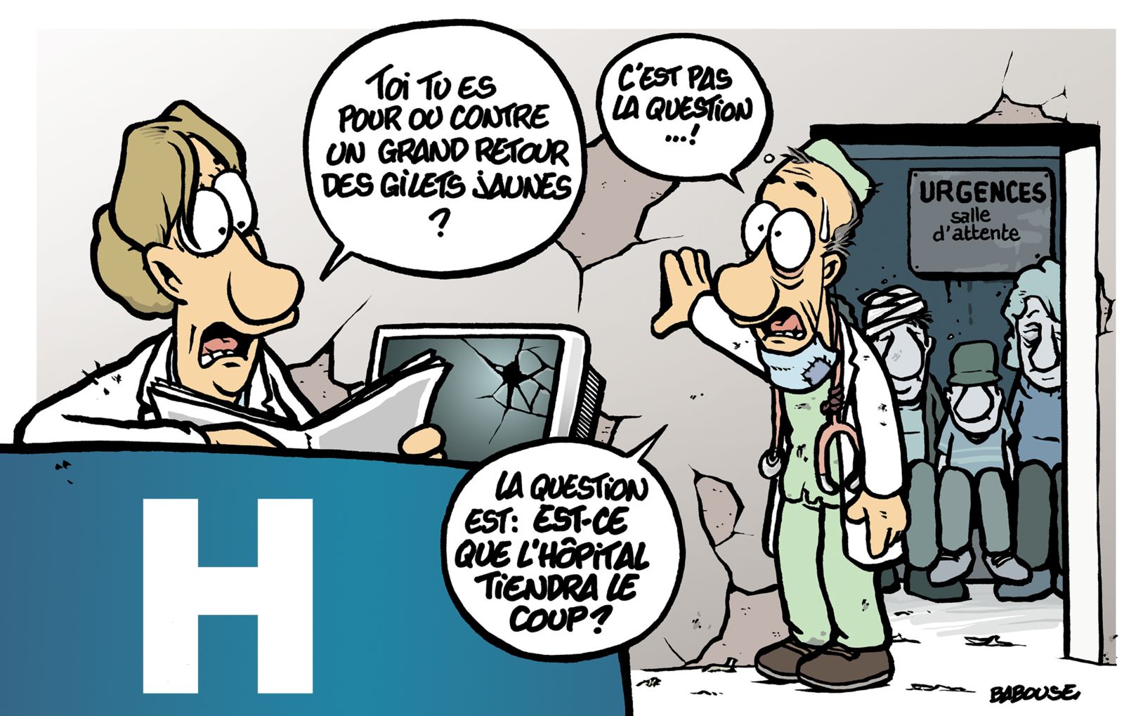 Les temps sont dures, les matraques aussi.