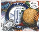 Martin Rowson on Donald Trump and the 25th anniversary of 9/11 – cartoon