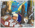 Martin Rowson on Trump and the consequences of the climate crisis – cartoon