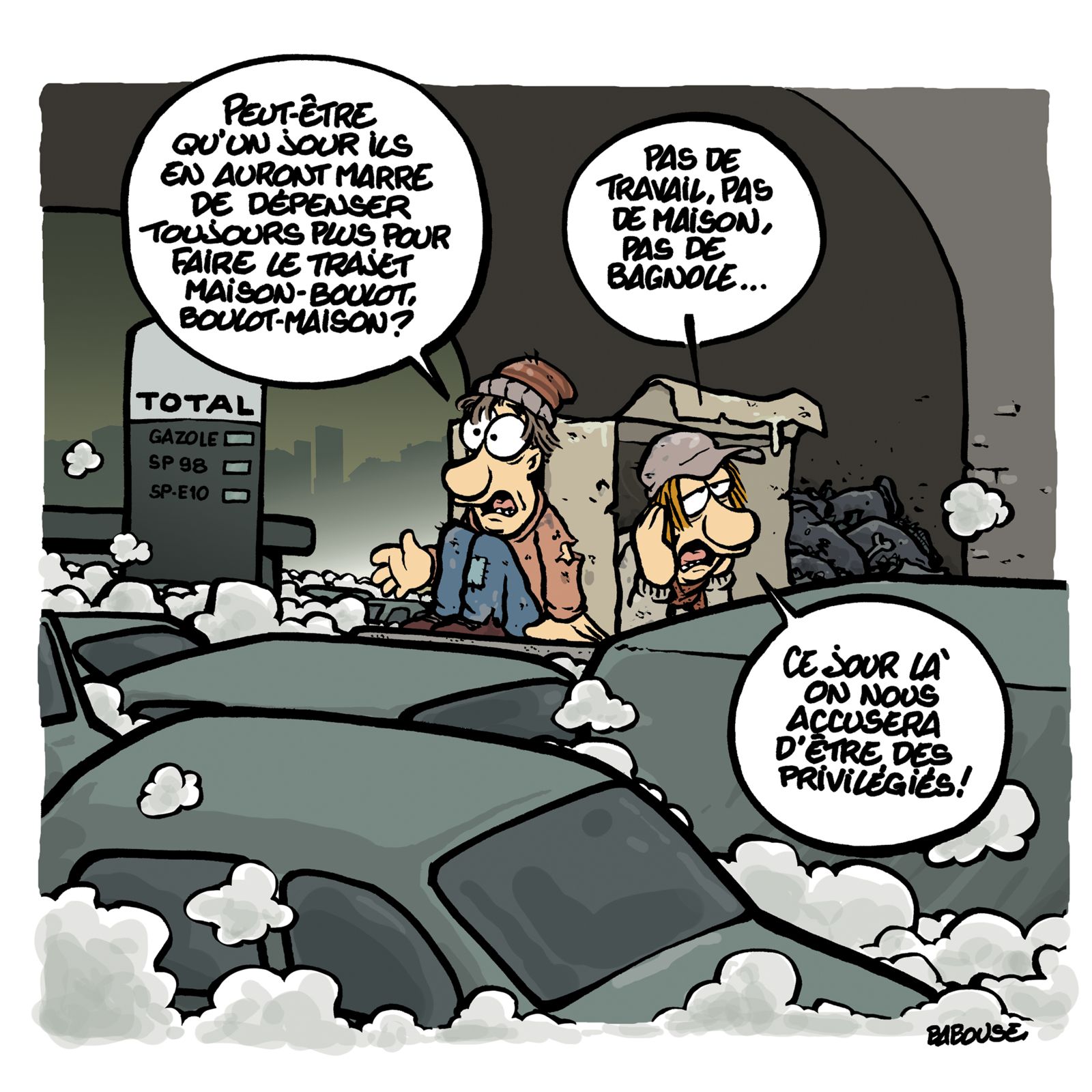 Pas boulot, pas métro, pas dodo.
