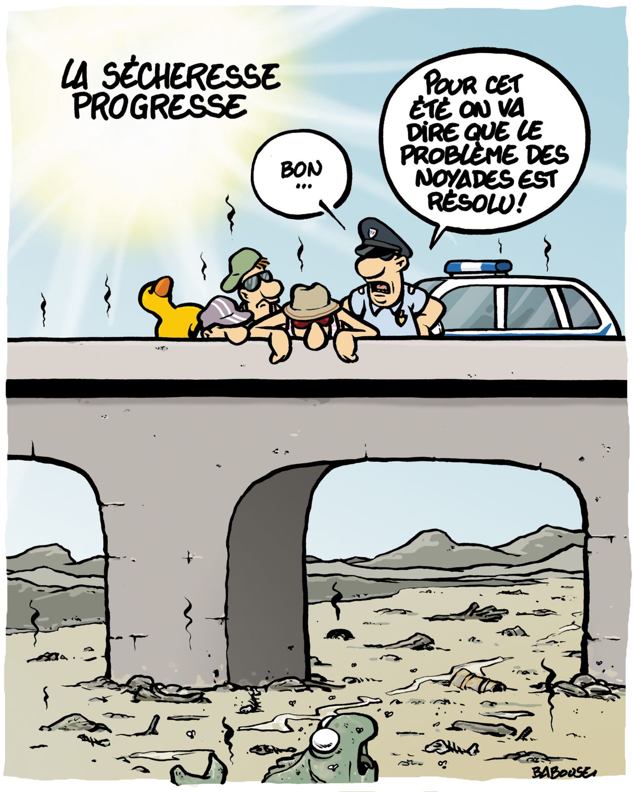 Toucher le fond.
