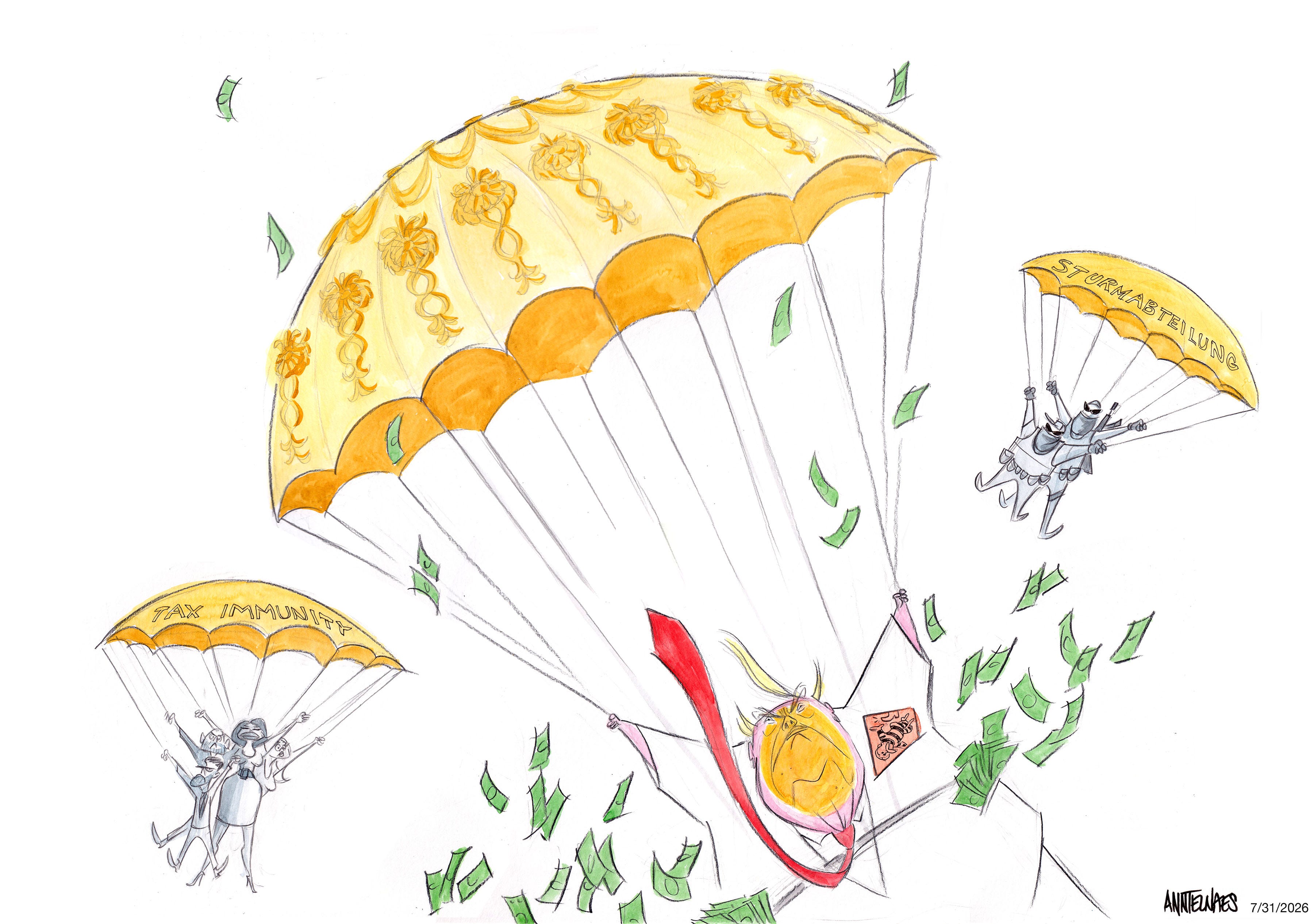 Trump's golden parachute