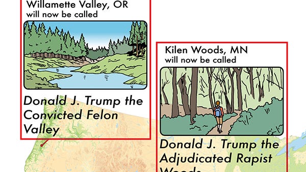 Trump the Adjudicated Rapist Woods