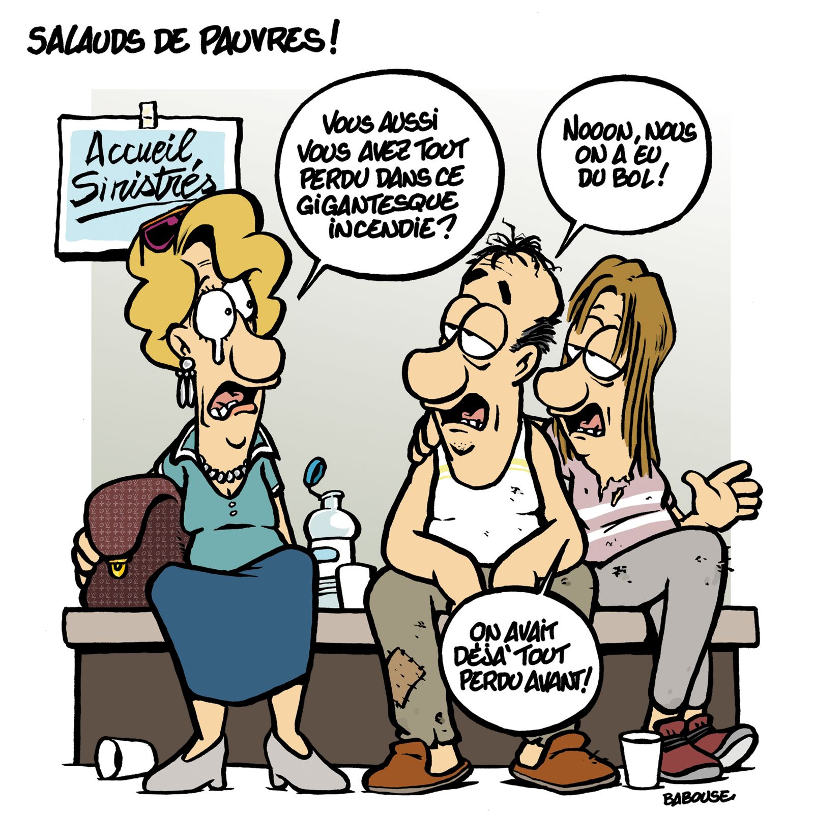 Y'a pas le feu.